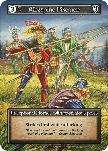 Albespine Pikemen - Alpha (Foil)