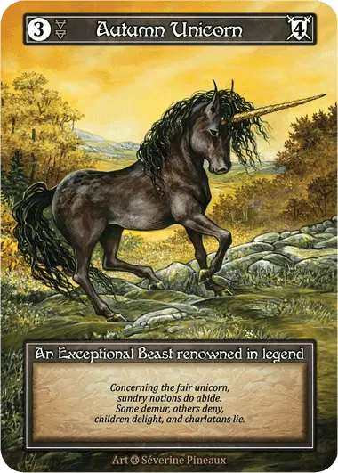 Autumn Unicorn - Alpha (Foil)