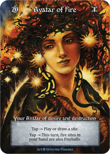 Avatar of Fire - Alpha (Foil)