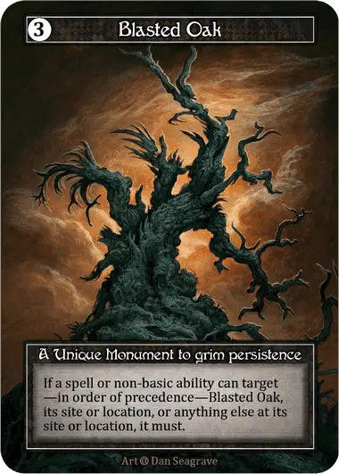 Blasted Oak - Alpha (Foil)