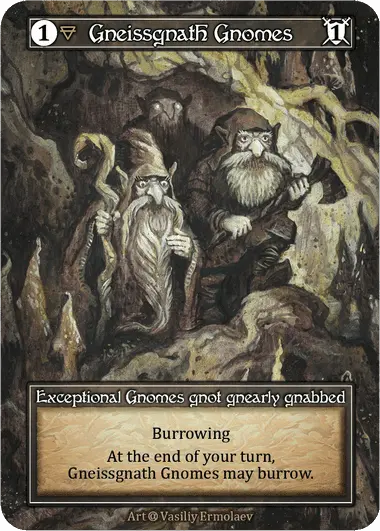 Gneissgnath Gnomes - Alpha (Foil)