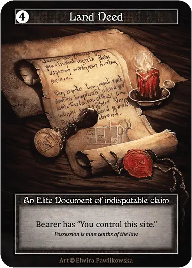 Land Deed - Alpha (Foil)