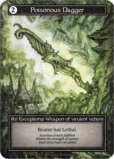 Poisonous Dagger - Alpha (Foil)