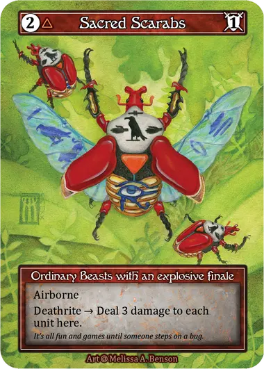 Sacred Scarabs - Alpha (Foil)
