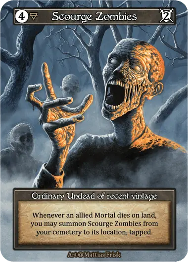Scourge Zombies - Alpha (Foil)