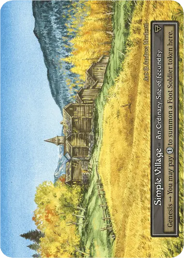 Simple Village - Alpha (Foil)