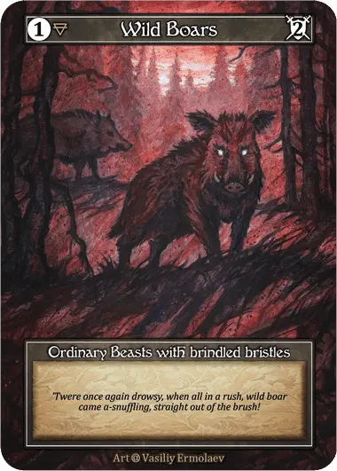 Wild Boars - Alpha (Foil)