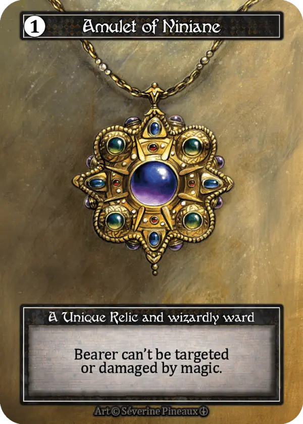 Amulet of Niniane - Arthurian Legends (Foil)