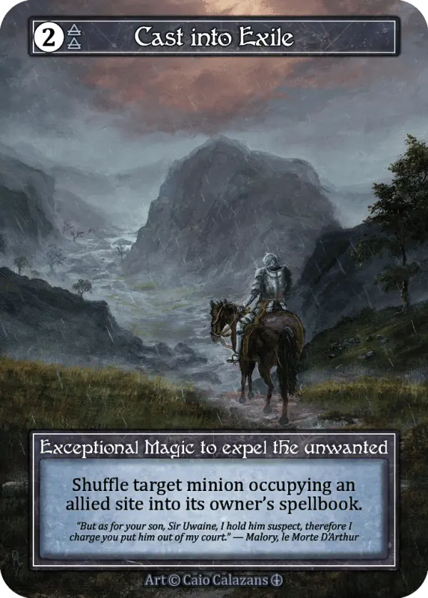 Cast into Exile - Arthurian Legends (Foil)