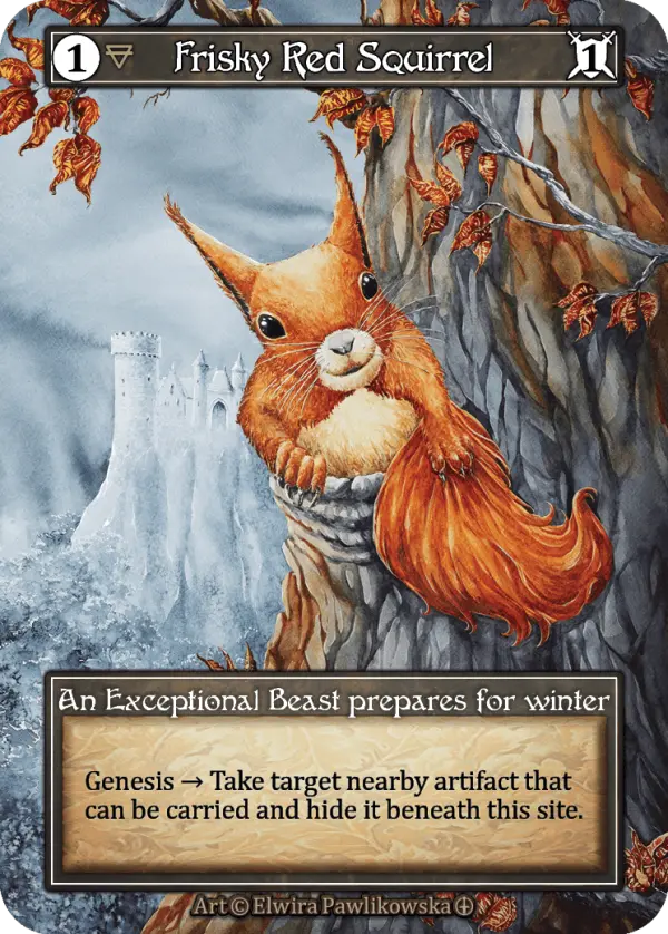 Frisky Red Squirrel - Arthurian Legends (Foil)