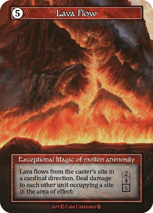 Lava Flow - Arthurian Legends (Foil)