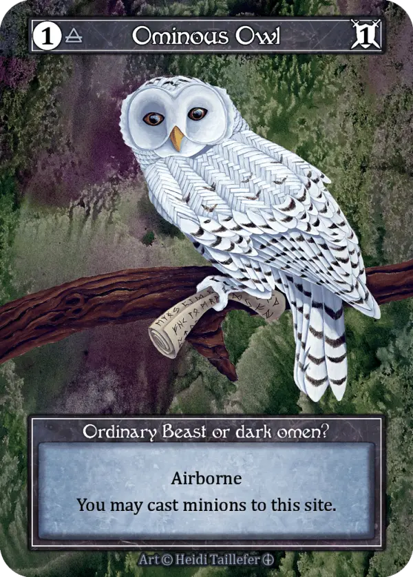 Ominous Owl - Arthurian Legends (Foil)