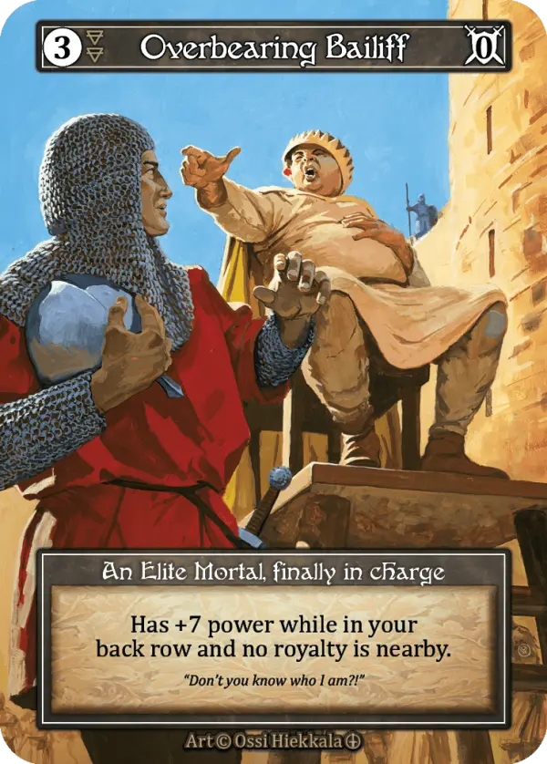 Overbearing Bailiff - Arthurian Legends (Foil)