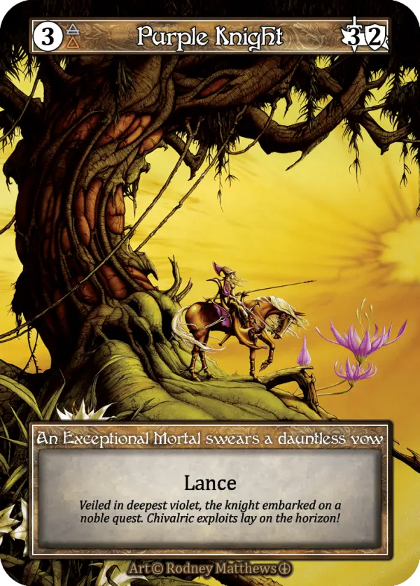 Purple Knight - Arthurian Legends (Foil)