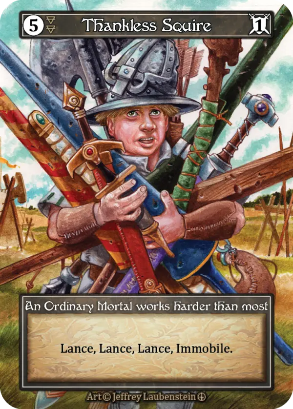 Thankless Squire - Arthurian Legends (Foil)