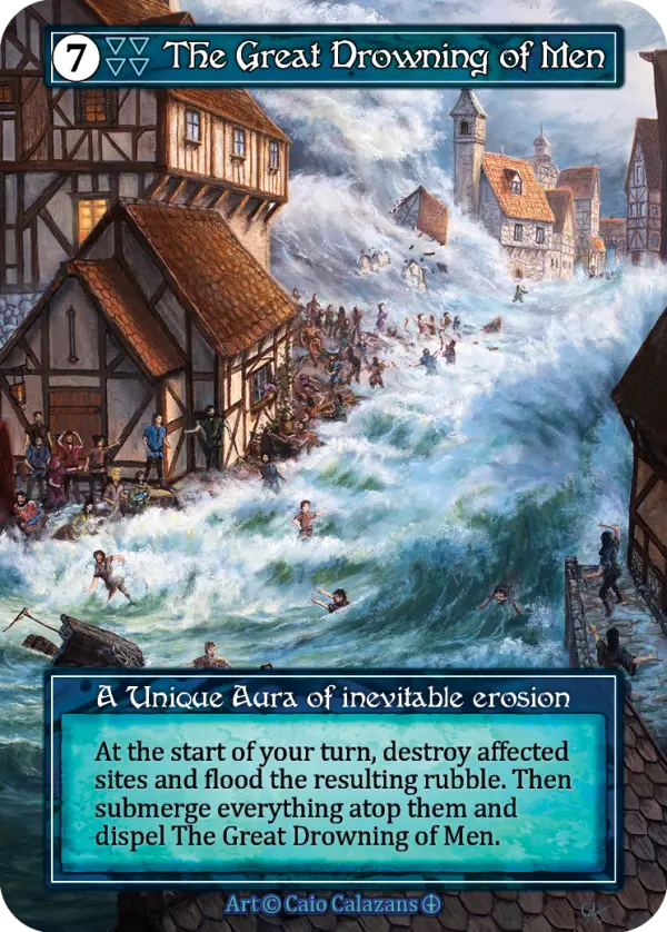 The Great Drowning of Men - Arthurian Legends (Foil)
