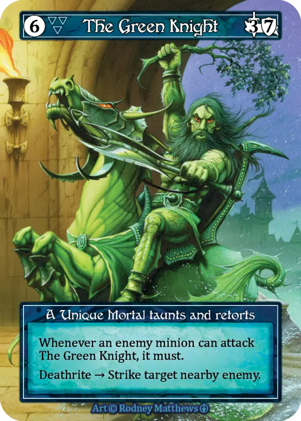 The Green Knight - Arthurian Legends (Foil)