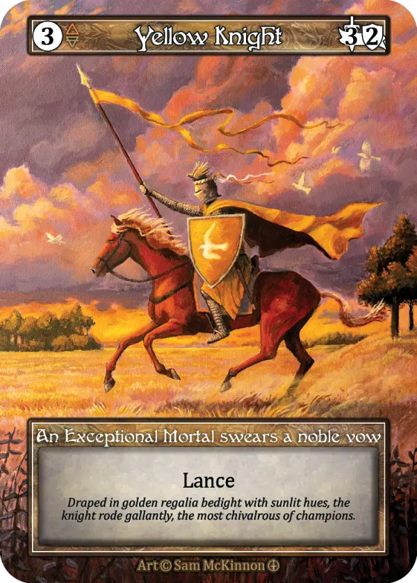 Yellow Knight - Arthurian Legends (Foil)