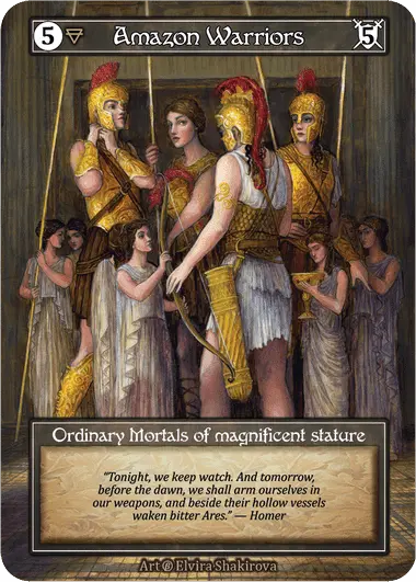 Amazon Warriors - Beta (Foil)