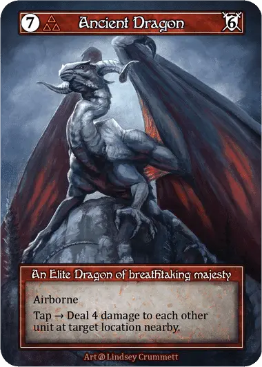 Ancient Dragon - Beta (Foil)