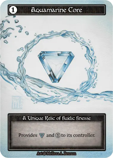 Aquamarine Core - Beta (Foil)
