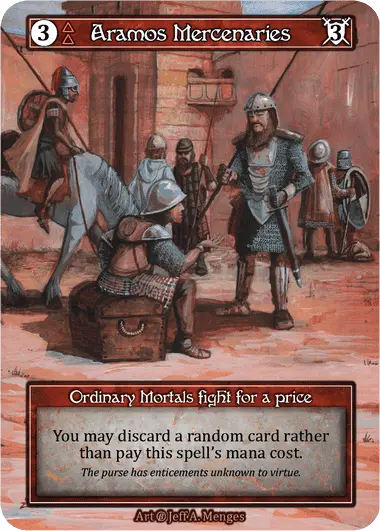 Aramos Mercenaries - Beta (Foil)