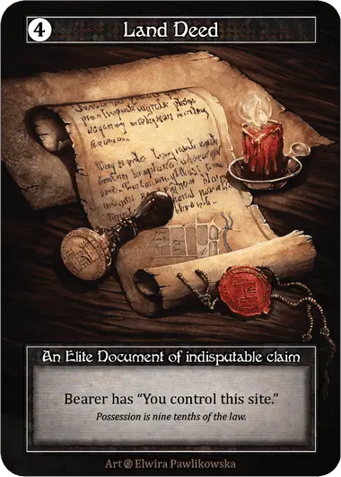 Land Deed - Beta (Foil)