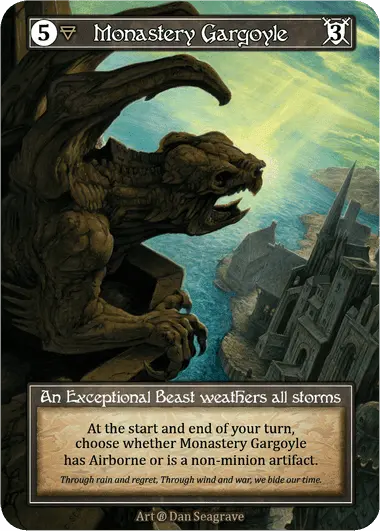 Monastery Gargoyle - Beta (Foil)