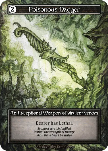 Poisonous Dagger - Beta (Foil)