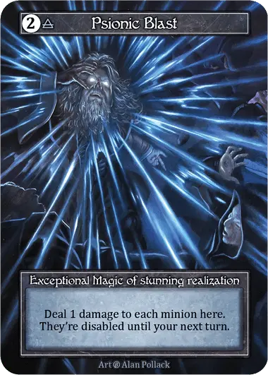Psionic Blast - Beta (Foil)