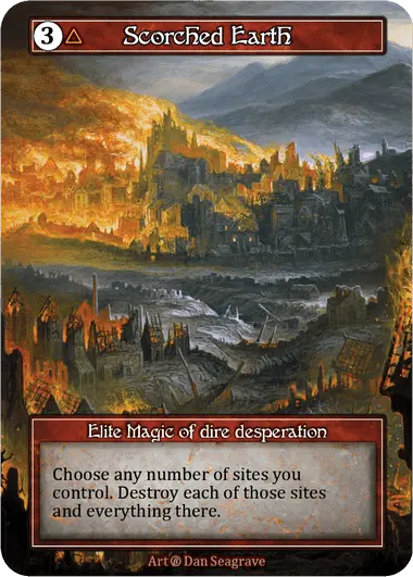 Scorched Earth - Beta (Foil)