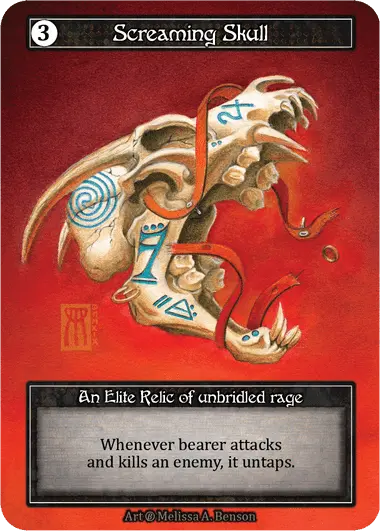Screaming Skull - Beta (Foil)