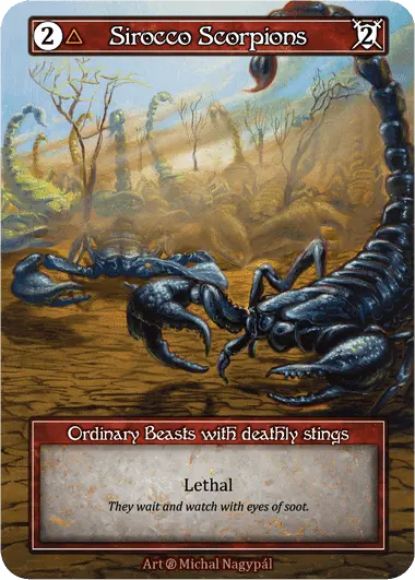 Sirocco Scorpions - Beta (Foil)