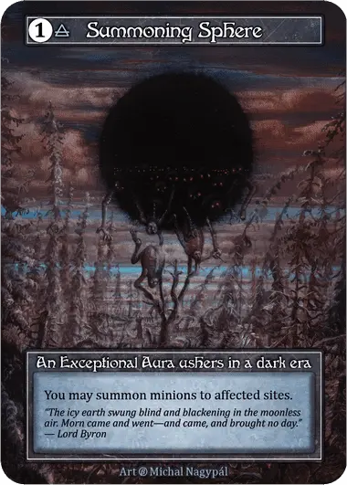 Summoning Sphere - Beta (Foil)