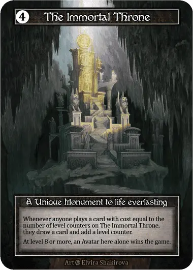 The Immortal Throne - Beta (Foil)