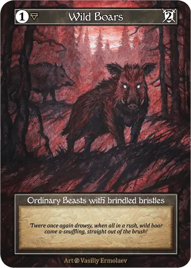 Wild Boars - Beta (Foil)