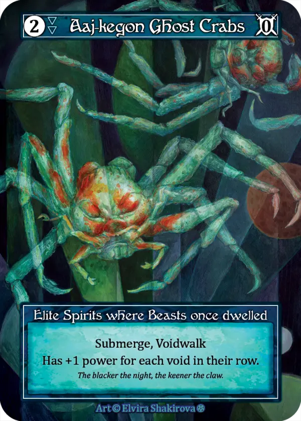 Aaj-kegon Ghost Crabs - Gothic (Foil)