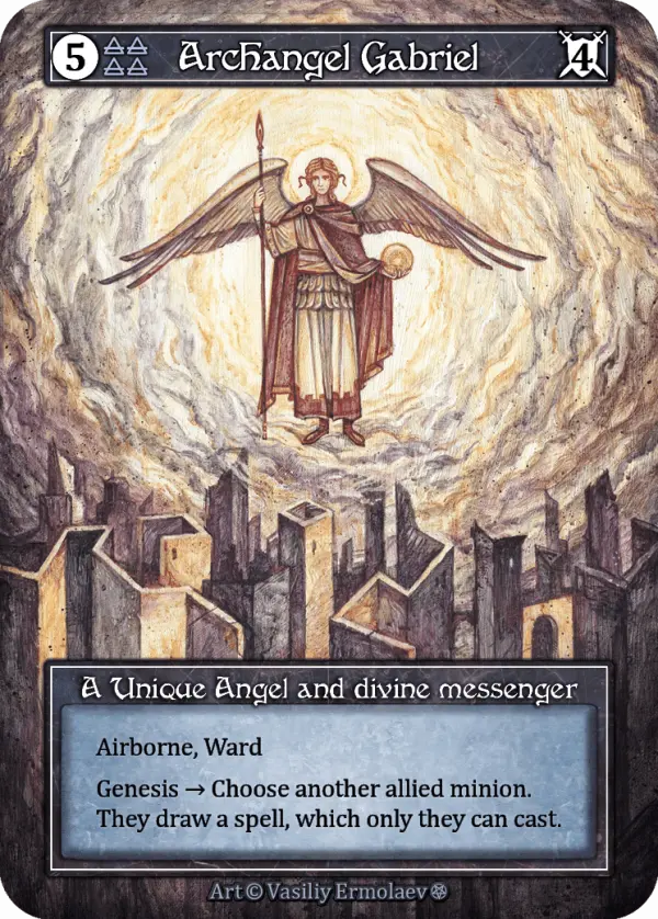 Archangel Gabriel - Gothic (Foil)