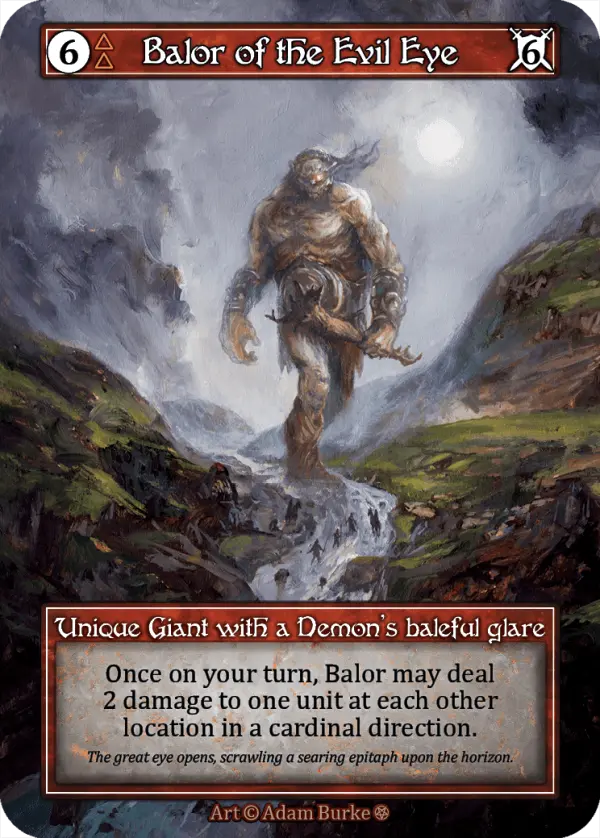 Balor of the Evil Eye - Gothic (Foil)