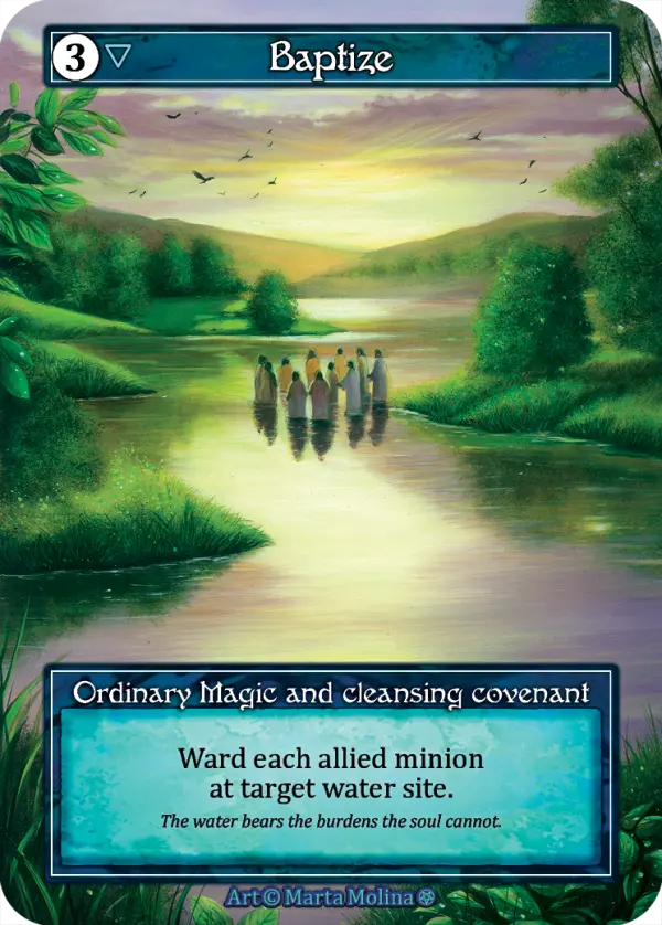Baptize - Gothic (Foil)