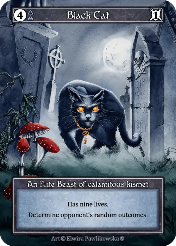 Black Cat - Gothic (Foil)