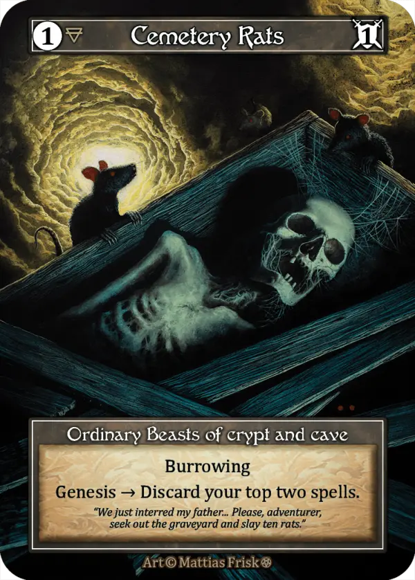 Cemetery Rats - Gothic (Foil)