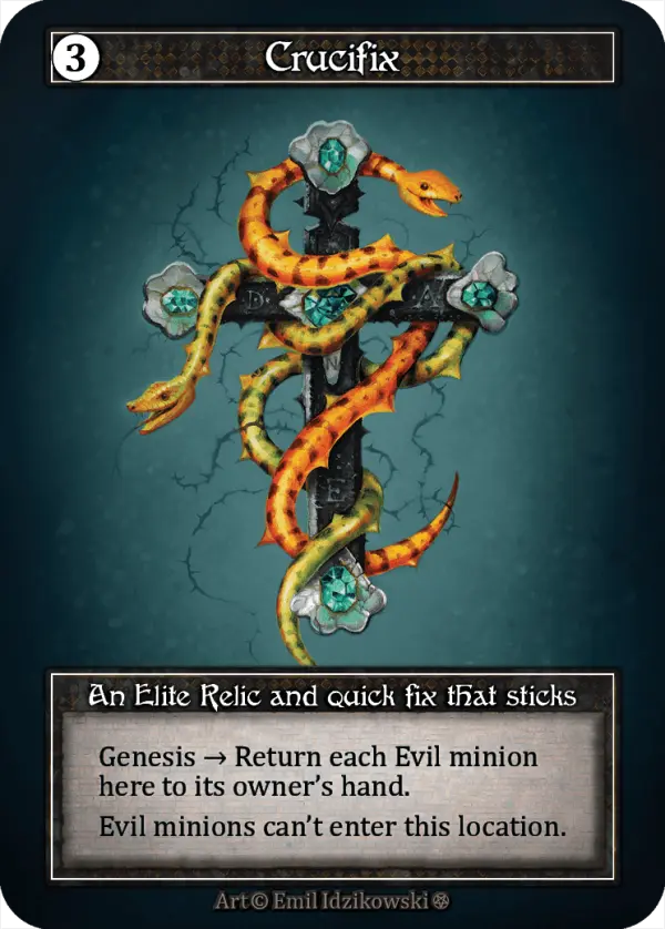 Crucifix - Gothic (Foil)