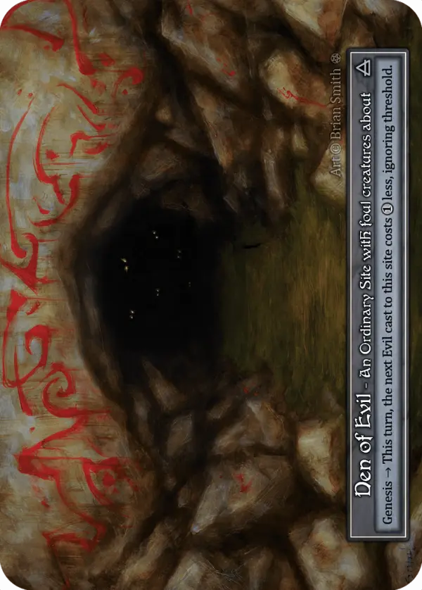 Den of Evil - Gothic (Foil)