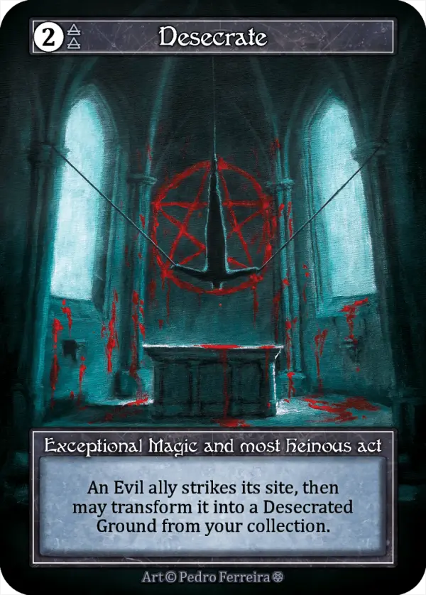Desecrate