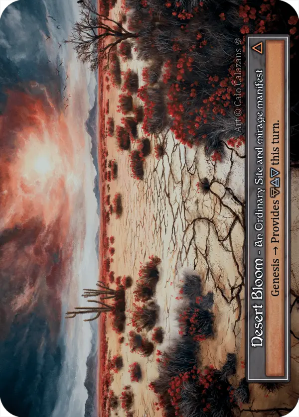 Desert Bloom - Gothic (Foil)