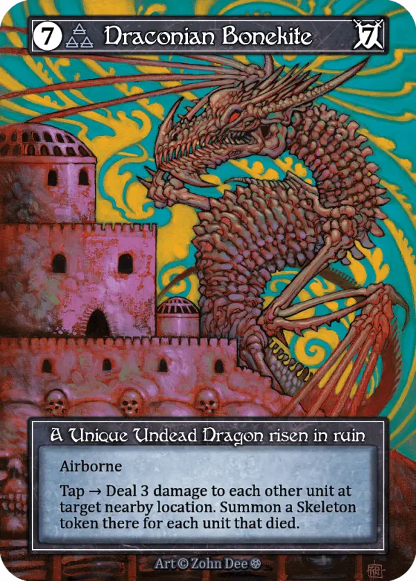 Draconian Bonekite - Gothic (Foil)