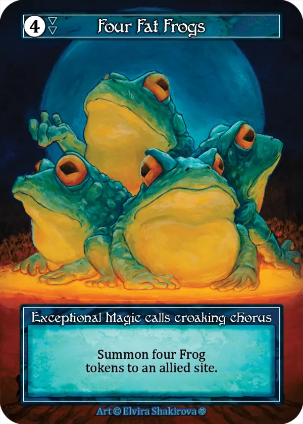 Four Fat Frogs - Gothic (Foil)