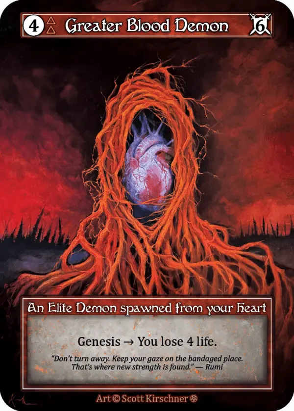 Greater Blood Demon - Gothic (Foil)