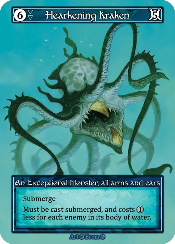 Hearkening Kraken - Gothic (Foil)